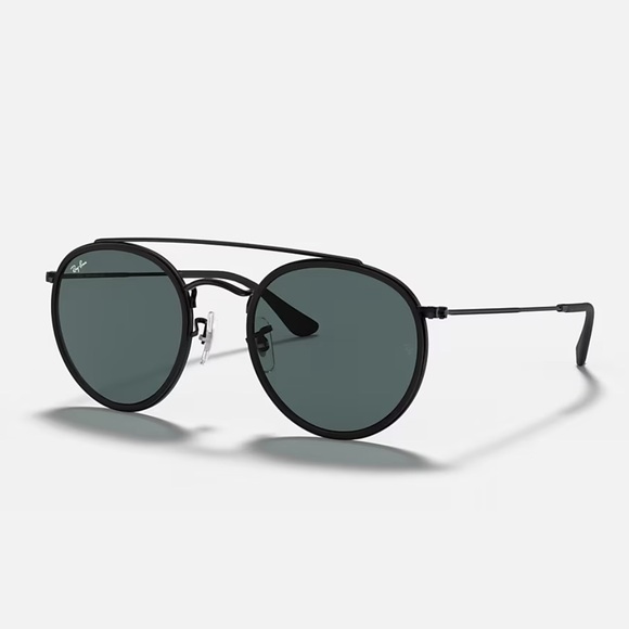 Black ROUND DOUBLE BRIDGE ray ban - Picture 5 of 5